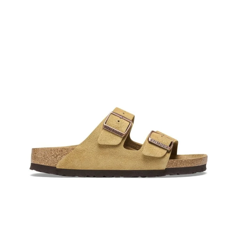 Men's sandals with a leather lining for comfortBirkenstock Arizona - Latte Cream Suede Men's sandals with a leather lining for comfortBirkenstock Arizona - Latte Cream Suede