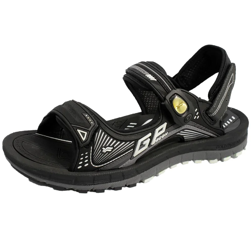 Men's sandals with a leather lining for comfortSignature: 1697 Black