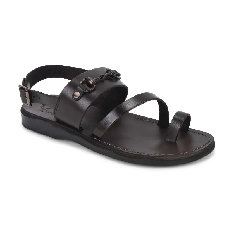Men's sandals with a removable insole for cleaningEliphaz - Leather Buckle Sandal | Brown Men's sandals with a removable insole for cleaningEliphaz - Leather Buckle Sandal | Brown