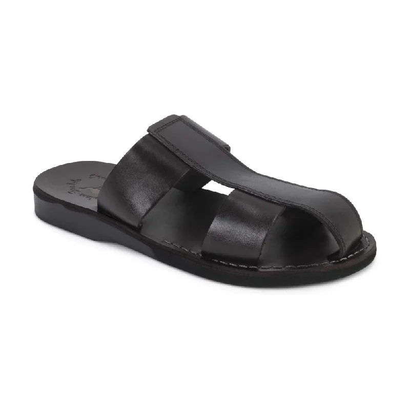 Men's sandals with a removable insole for cleaningGenesis - Leather Closed Toe Sandal | Brown Men's sandals with a removable insole for cleaningGenesis - Leather Closed Toe Sandal | Brown