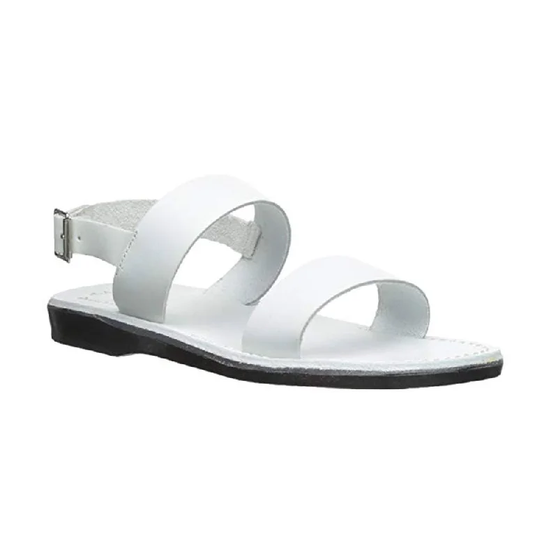 Waterproof men's sandals for water activitiesGolan - Leather Two Strap Sandal | White Waterproof men's sandals for water activitiesGolan - Leather Two Strap Sandal | White