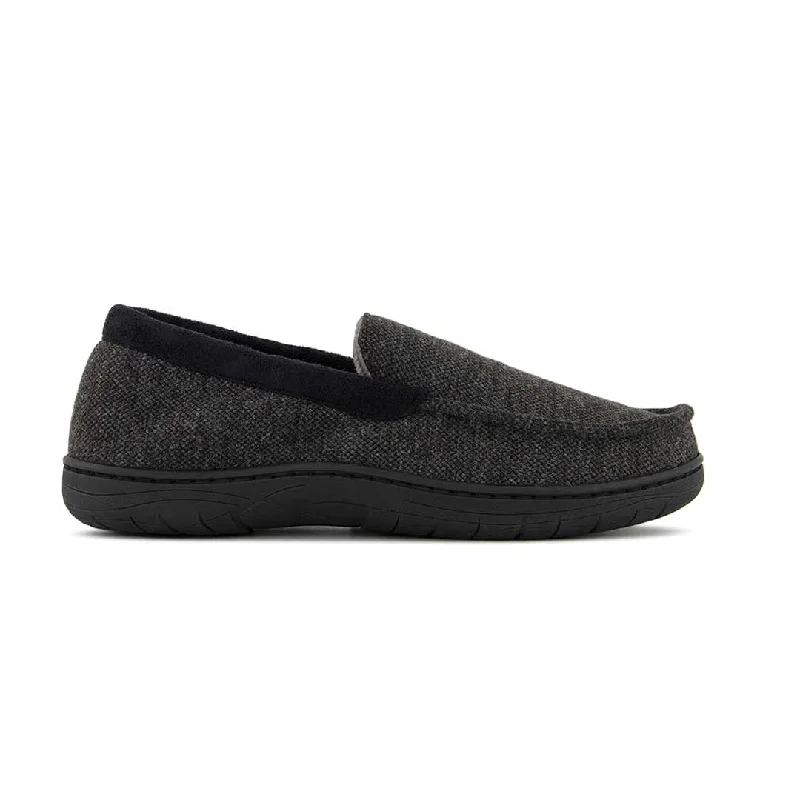 Men's sandals with a perforated leather upper for ventilationHaggar - Men's Memory Foam Slipper (71H067C003 005)