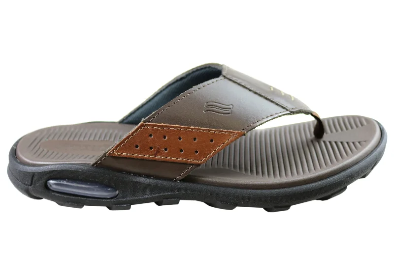 Men's sandals with a perforated leather upper for ventilationItapua Roy Mens Leather Comfortable Thongs Sandals Made In Brazil Men's sandals with a perforated leather upper for ventilationItapua Roy Mens Leather Comfortable Thongs Sandals Made In Brazil