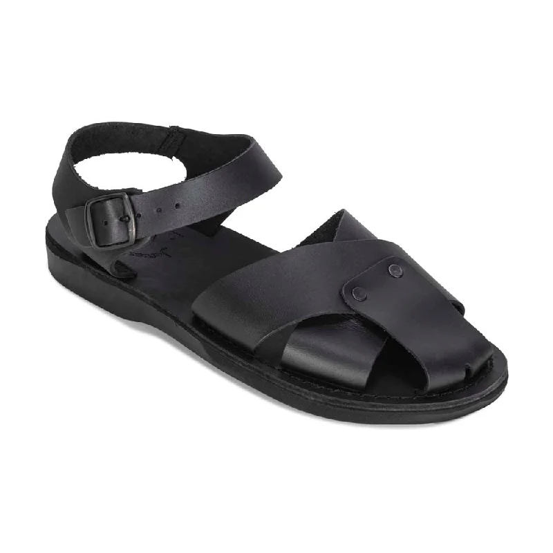 Men's sandals with a leather lining for comfortKai - Leather Shielded Sandal | Black Men's sandals with a leather lining for comfortKai - Leather Shielded Sandal | Black