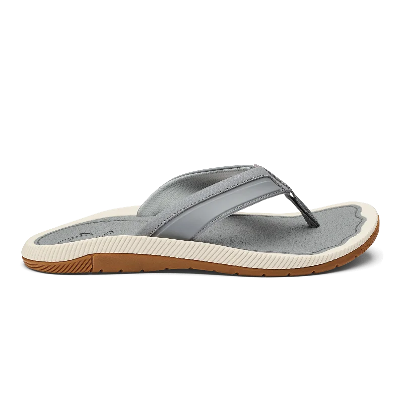 Men's leather sandals with an adjustable strapKūkulu - Poi