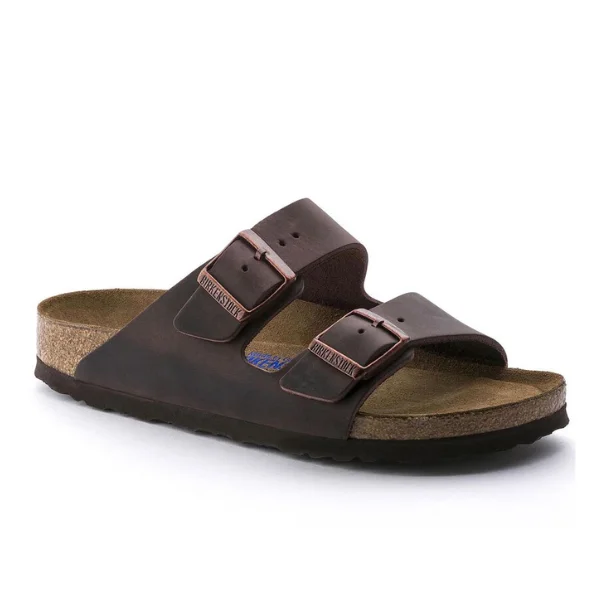 Men's sandals with a pointed toe for a stylish lookBirkenstock Men's Arizona Soft Footbed Oiled Leather Habana Men's sandals with a pointed toe for a stylish lookBirkenstock Men's Arizona Soft Footbed Oiled Leather Habana