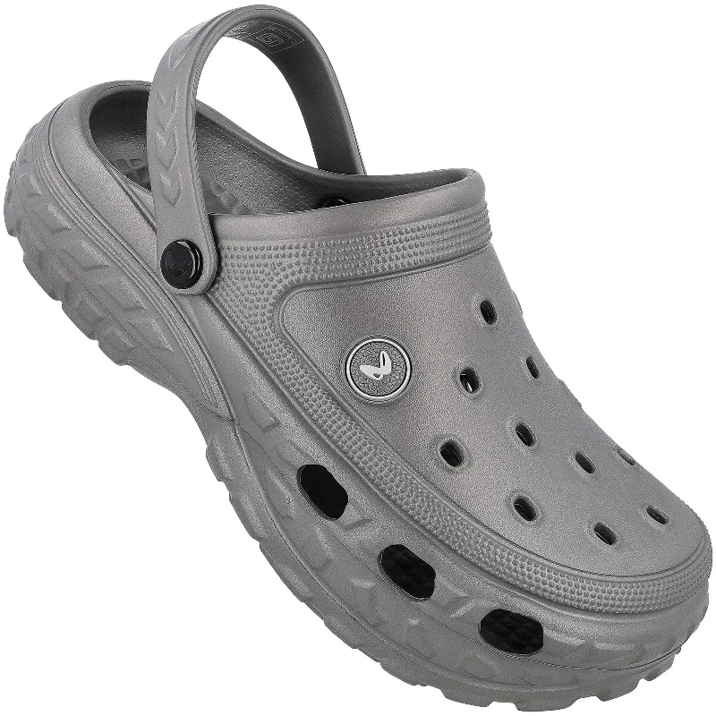 Men's sandals with a rubber sole for tractionMen's Clogs  - WC8746 Dark Grey