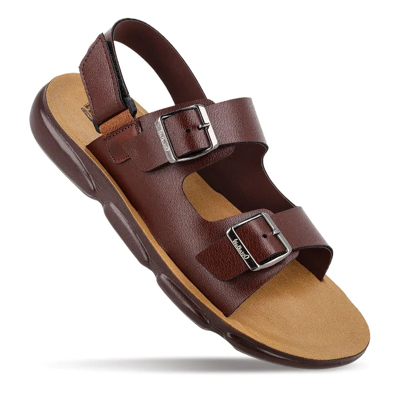 Men's sandals with a durable outer soleMen's Daily Wear Sandals - WE1713 Brown
