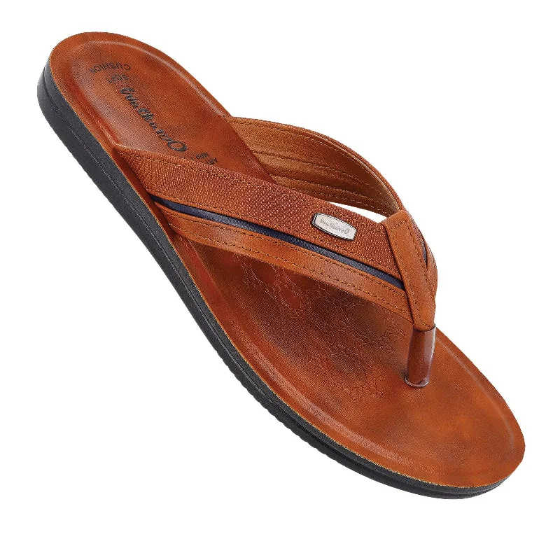 Men's sandals with a perforated leather upper for ventilationMen's Daily Wear Sandals - WG5114 Tan Men's sandals with a perforated leather upper for ventilationMen's Daily Wear Sandals - WG5114 Tan