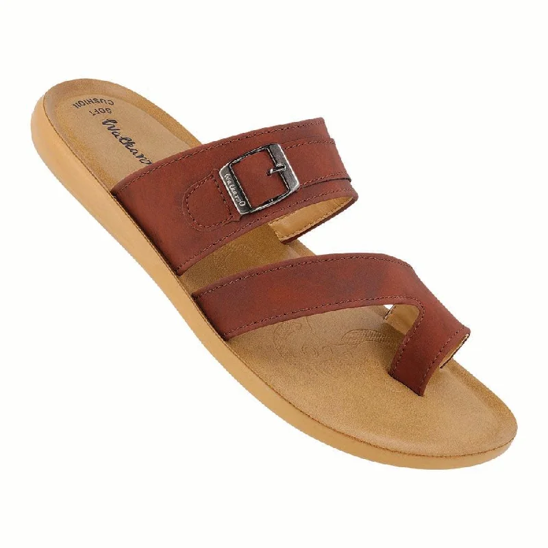 Men's sandals with a durable outer soleMen's Daily Wear Sandals - WG5637 Barn Red