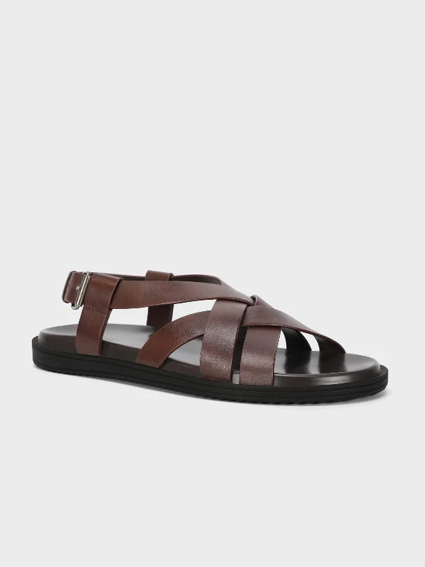 Men's sandals with a padded heelMens "LAHOMA" Casual Everyday Sandals
