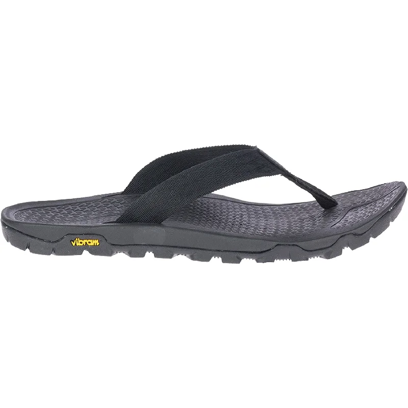 Men's sandals with a contrast stitching detailMen's Merrell Breakwater Flip Black Fabric Men's sandals with a contrast stitching detailMen's Merrell Breakwater Flip Black Fabric