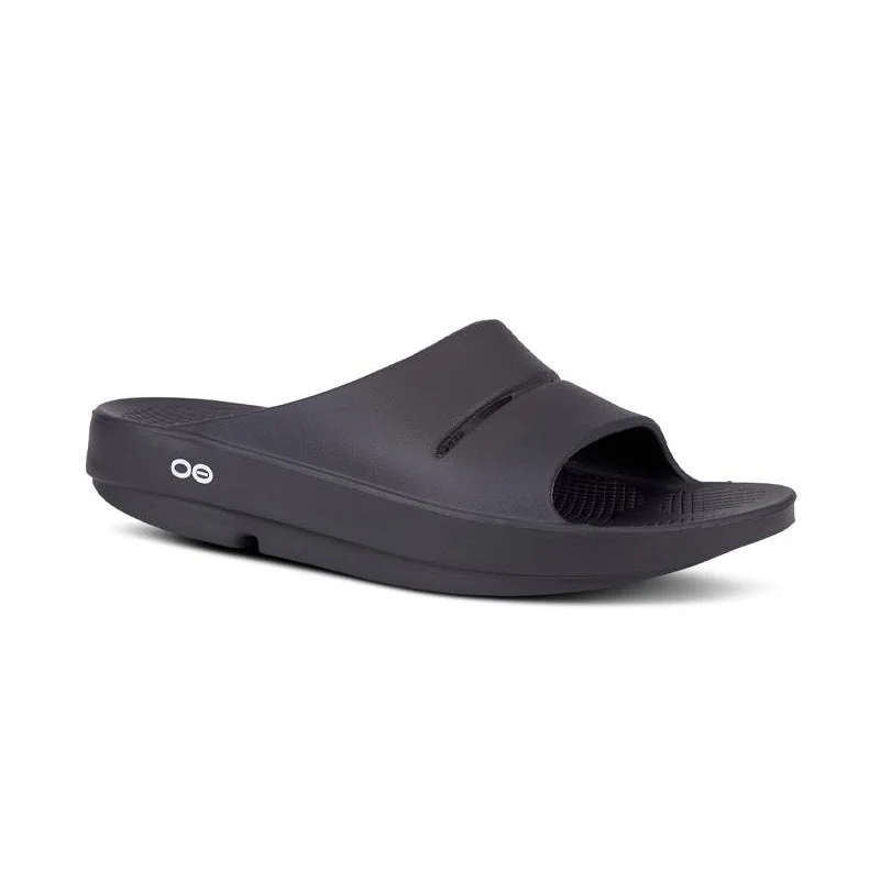 Men's sandals with a rubber sole for tractionMen's OOahh Slide Black