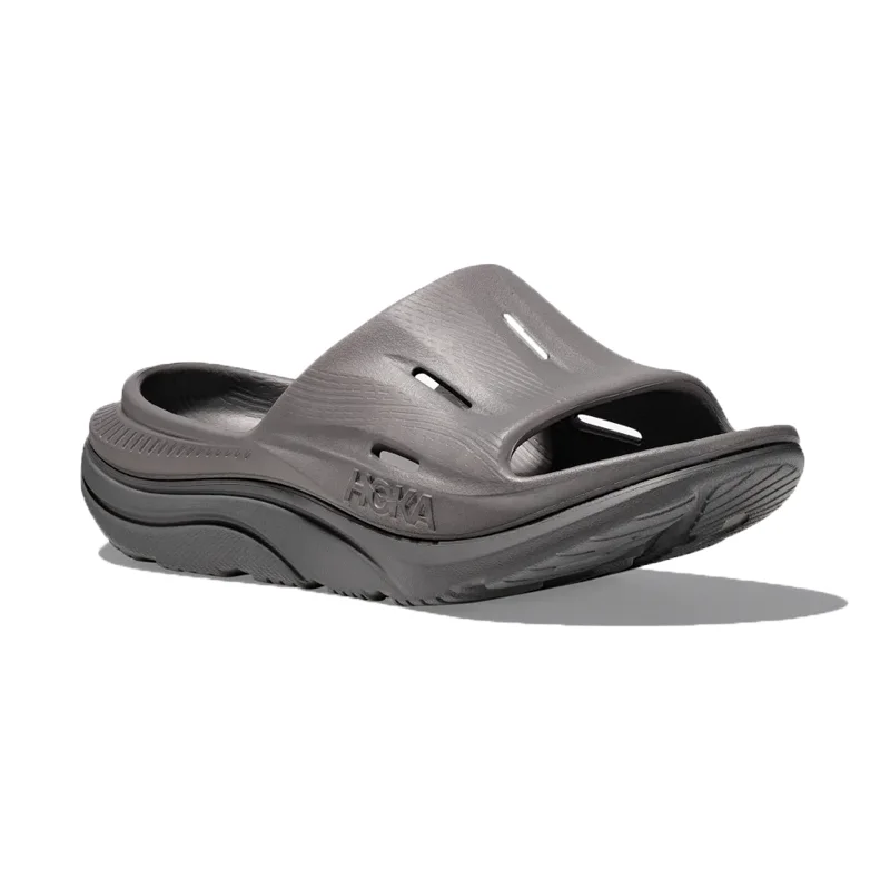 Men's sandals with a flexible sole for easy movementMen's Ora Recovery Slide 3 Grey