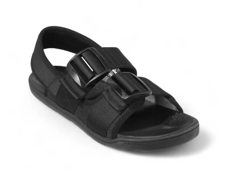 Waterproof men's sandals for water activitiesMen's Webber Sandal In Stealth Black