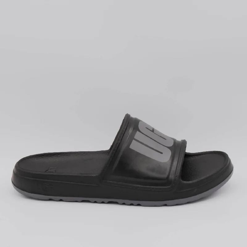 Men's sandals with a durable outer soleMen's Wilcox Slide Sandal In Black