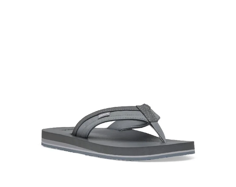 Men's sandals with a toe post designMen's Ziggy Sandal In Grey
