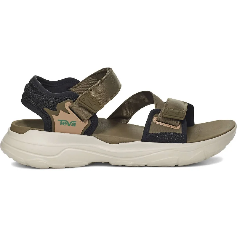 Men's sandals with a buckle closureMen's Zymic Sandal In Dark Olive/teal Green