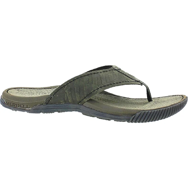 Men's sandals with a padded heelMen's Merrell Terracove Jet Goose Leather