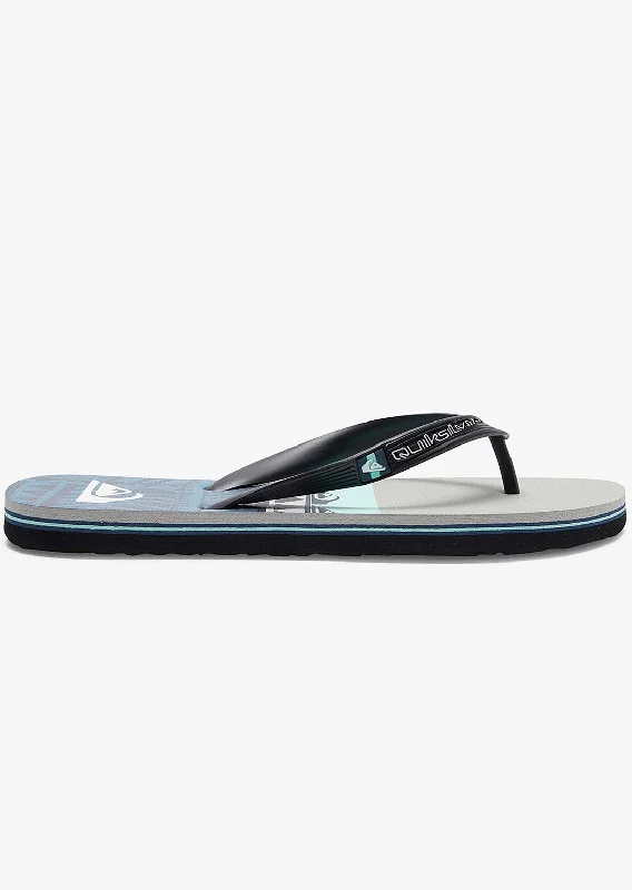 Men's sandals with a padded heelQuiksilver Men's Molokai Panel Sandals