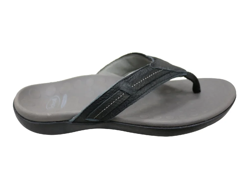 Men's sandals with a leather lining for comfortScholl Orthaheel Bondi II Mens Comfort Orthotic Thongs With Support Men's sandals with a leather lining for comfortScholl Orthaheel Bondi II Mens Comfort Orthotic Thongs With Support