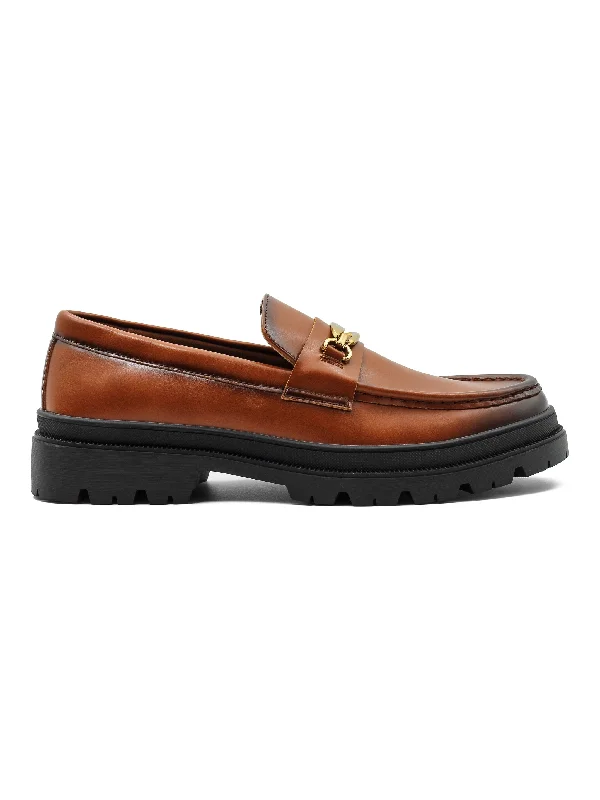 Men's loafers with a perforated leather upper for ventilationTAN SNAFFLE BIT LOAFERS Men's loafers with a perforated leather upper for ventilationTAN SNAFFLE BIT LOAFERS