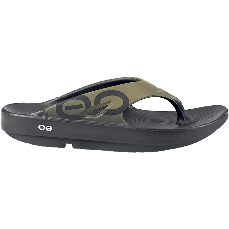 Men's sandals with a flexible sole for easy movementUnisex OOFOS OOriginal Sport Tactical Green Synthetic Men's sandals with a flexible sole for easy movementUnisex OOFOS OOriginal Sport Tactical Green Synthetic