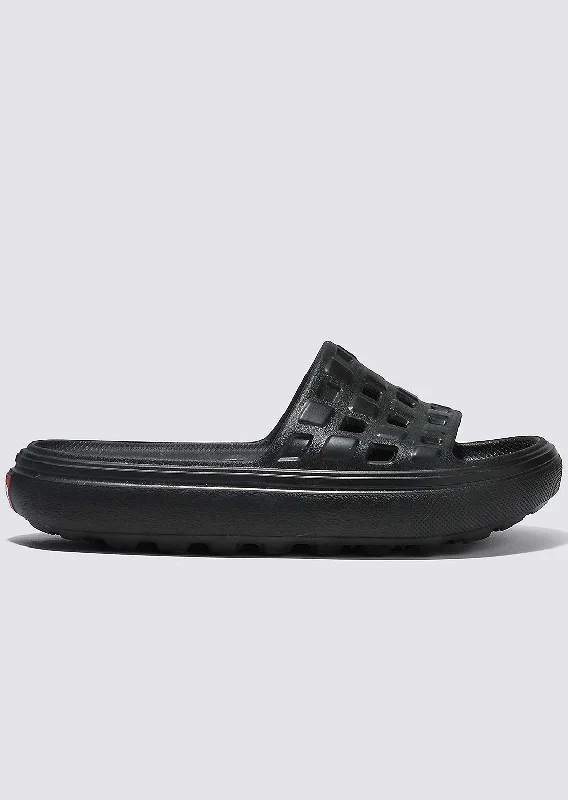 Men's sandals with a decorative buckle or charmVans Men's Slide-On VR3 Cush Sandals