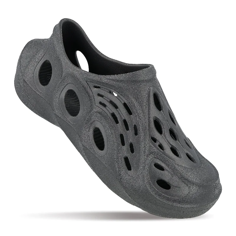 Men's sandals with a toe post designWalkaroo Mens Superclogs  - WC8710 Dark Grey