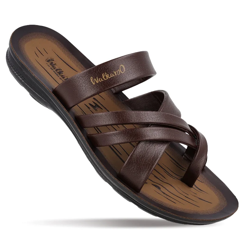 Men's leather sandals with an adjustable strapMen's Daily Wear Sandals - W5687 S Brown Men's leather sandals with an adjustable strapMen's Daily Wear Sandals - W5687 S Brown