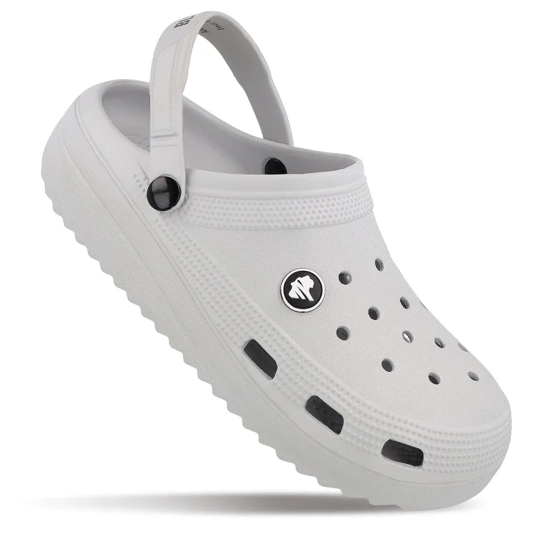 Men's sandals with a cushioned footbedBlue Tyga Men's Clogs  - BTG8750 Light Grey