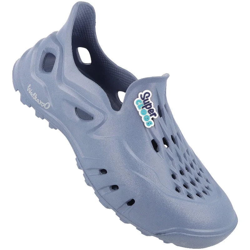 Men's sandals with a perforated leather upper for ventilationMen's Superclogs - WC8728 Cool Grey Men's sandals with a perforated leather upper for ventilationMen's Superclogs - WC8728 Cool Grey