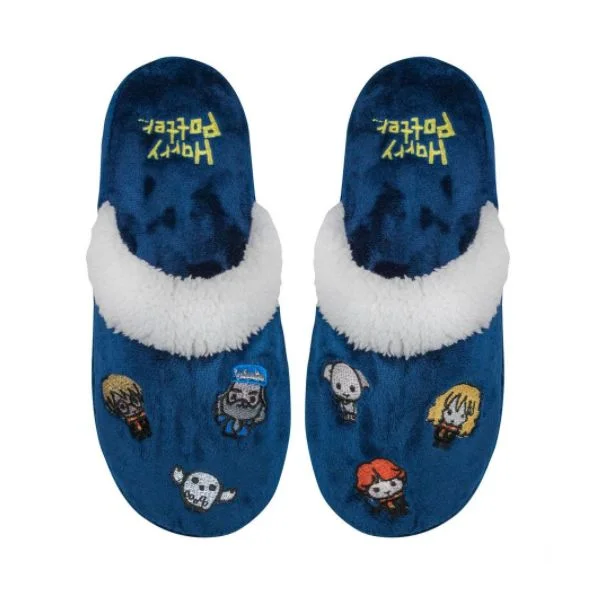 Men's slippers with a non - slip outsole for safety2 x Mens Womens Harry Potter Starry Night Kawaii Slippers Dark Blue Men's slippers with a non - slip outsole for safety2 x Mens Womens Harry Potter Starry Night Kawaii Slippers Dark Blue