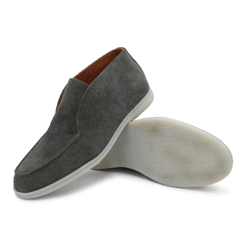 Men's loafers with a memory foam insole5514 - Grey