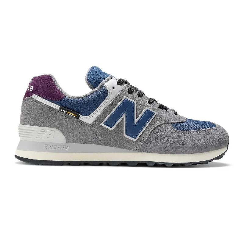 Men's Oxford shoes with a polished leather finishNew Balance Men's U574KGN Grey/Navy Men's Oxford shoes with a polished leather finishNew Balance Men's U574KGN Grey/Navy