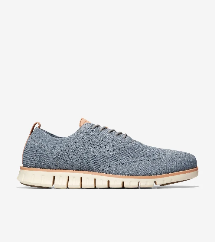 Men's Oxfords with a high - quality leather upperMen's ZERØGRAND Wingtip Oxfords