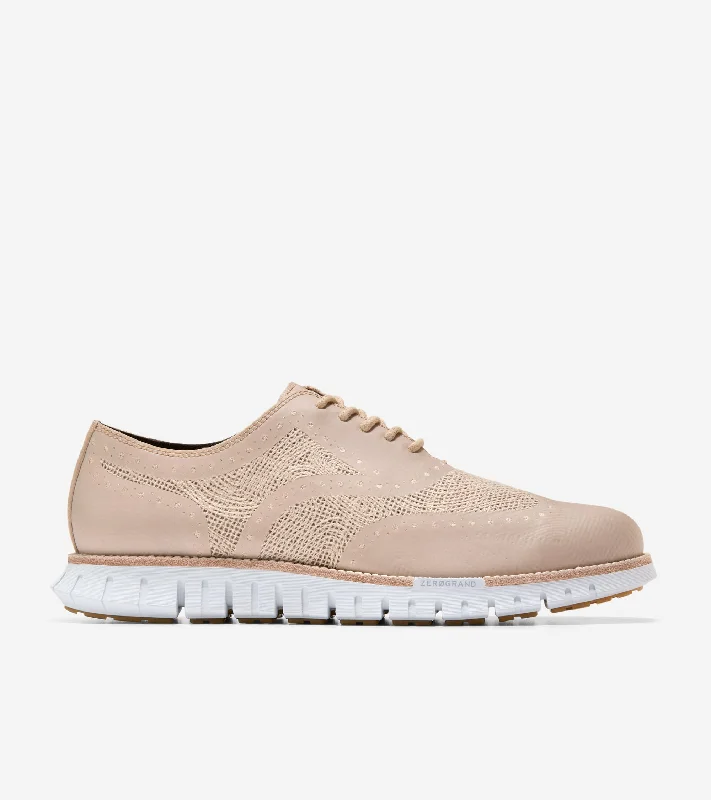 Men's Oxford shoes with a leather lining for breathabilityMen's ZERØGRAND Remastered Embrostitch Wingtip Oxford Men's Oxford shoes with a leather lining for breathabilityMen's ZERØGRAND Remastered Embrostitch Wingtip Oxford