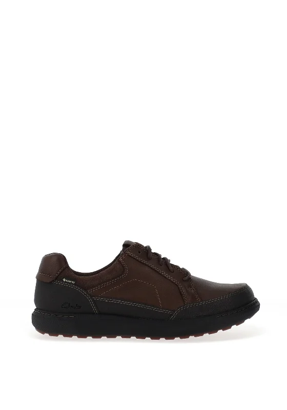Men's casual sneakers with a mesh upperClarks Mapstone Logtx Laced Casual Shoes, Dark Brown Men's casual sneakers with a mesh upperClarks Mapstone Logtx Laced Casual Shoes, Dark Brown