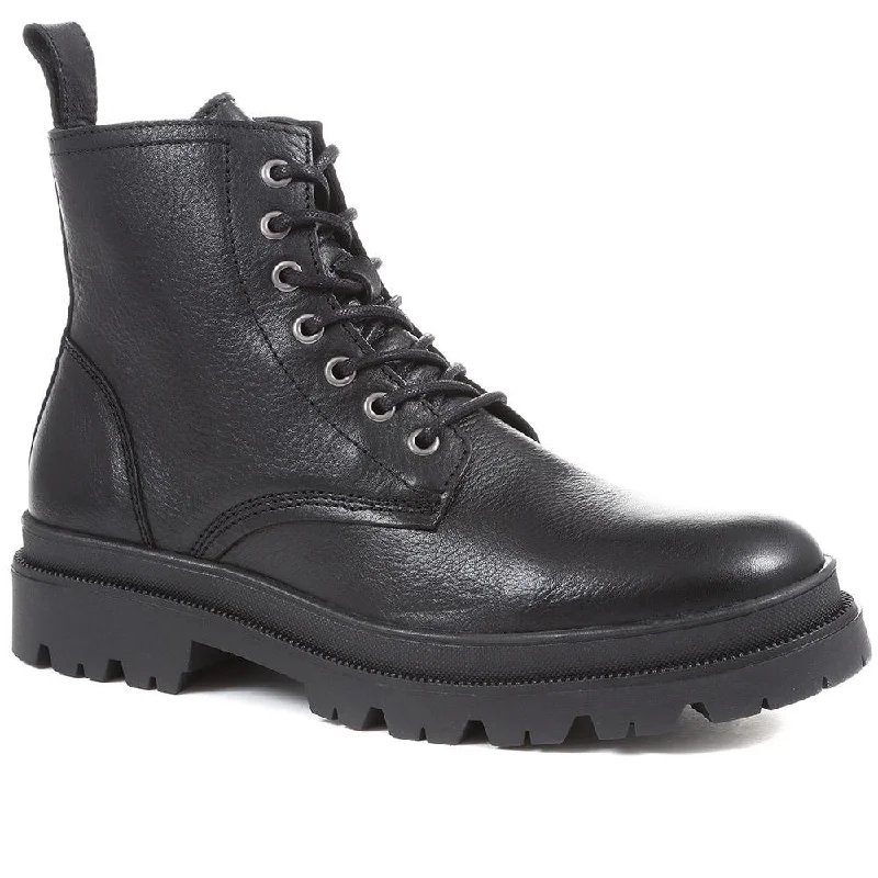 Canvas slip - on men's casual shoes for convenienceDawley Leather Ankle Boots - DAWLEY / 323 128 Canvas slip - on men's casual shoes for convenienceDawley Leather Ankle Boots - DAWLEY / 323 128