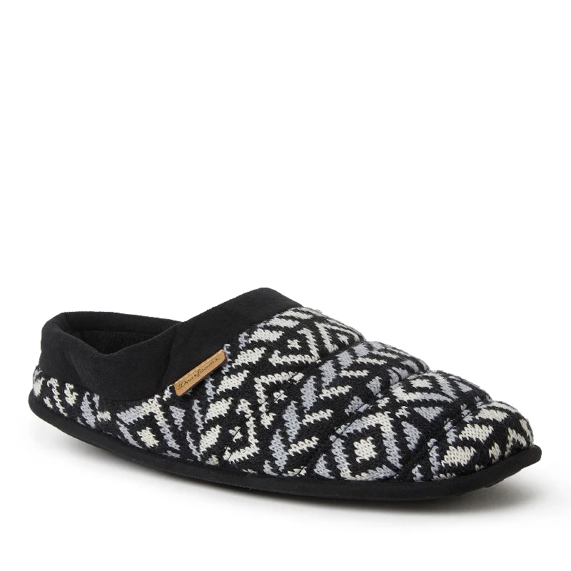 Men's slippers with a shock - absorbing midsoleDearfoams Men's Asher Knit Clog Slipper Men's slippers with a shock - absorbing midsoleDearfoams Men's Asher Knit Clog Slipper