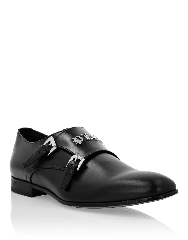 Men's leather Oxford shoes with a plain toeDerby Gothic Plein
