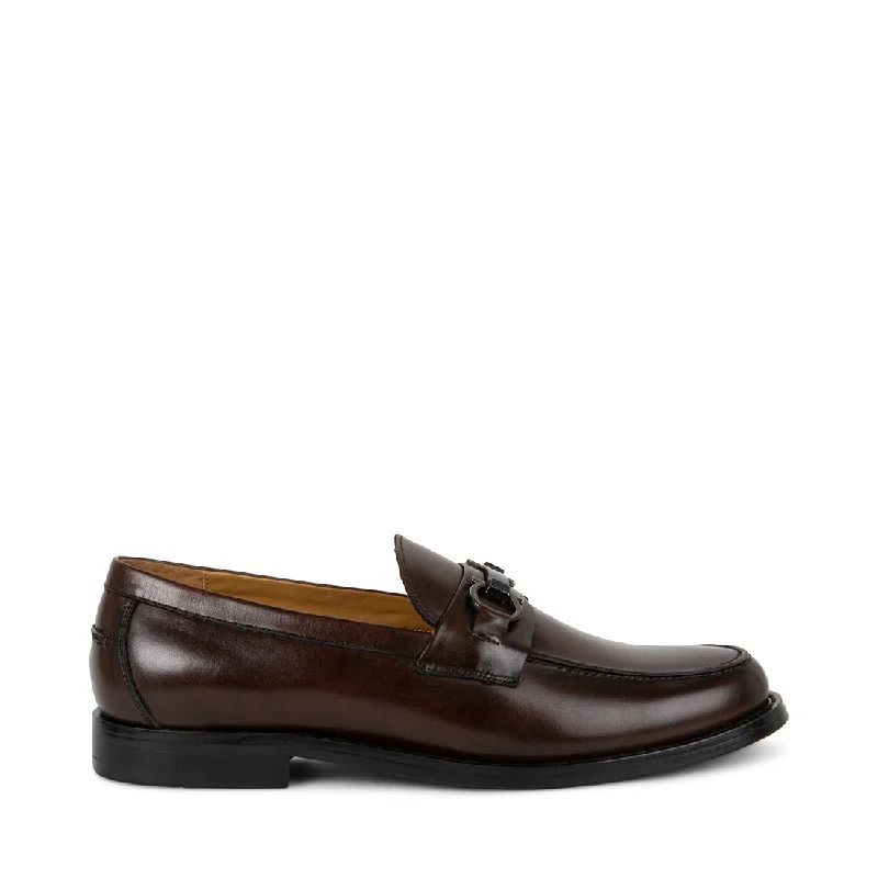 Men's loafers with a leather lining for comfortDOLPH BROWN LEATHER