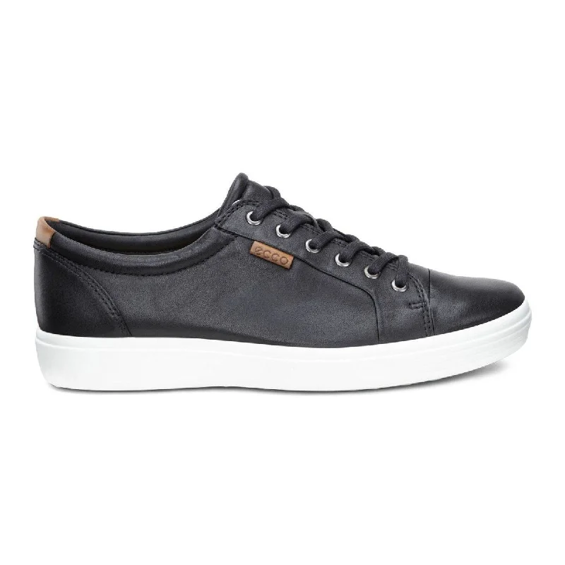Men's Oxfords with a padded collar for a comfortable fitECCO Men's 430004 Soft 7 Sneaker Black Men's Oxfords with a padded collar for a comfortable fitECCO Men's 430004 Soft 7 Sneaker Black