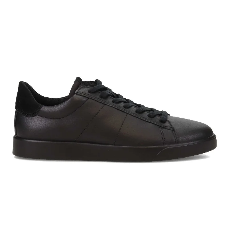 Men's Oxford shoes with a smooth leather upper and a leather soleEcco Men's Street Lite M Black/Black Water Resistant Men's Oxford shoes with a smooth leather upper and a leather soleEcco Men's Street Lite M Black/Black Water Resistant