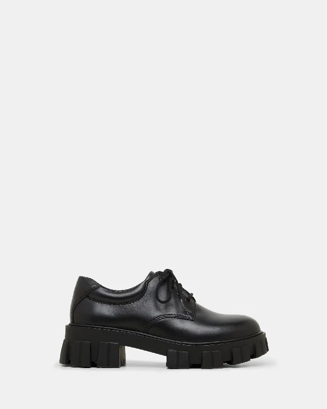 Men's loafers with a contrast stitching detailFlaunt Black