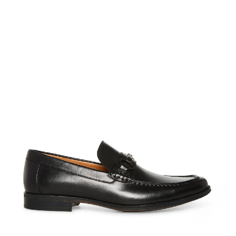 Suede men's loafers for a soft and luxurious feelGADDISL BLACK LEATHER