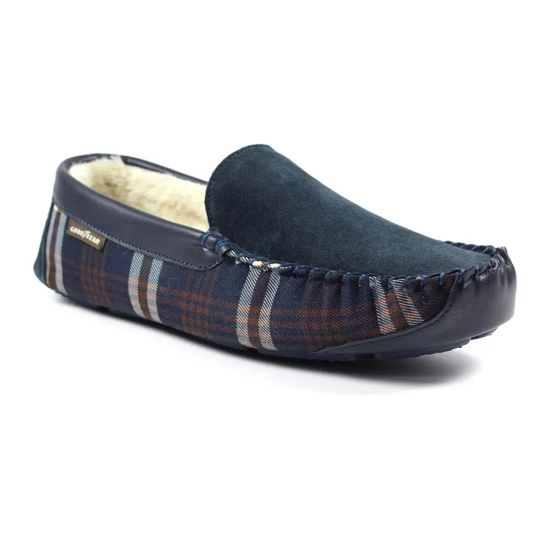 Men's slippers with a shock - absorbing midsoleGoodyear Attila Suede Slippers