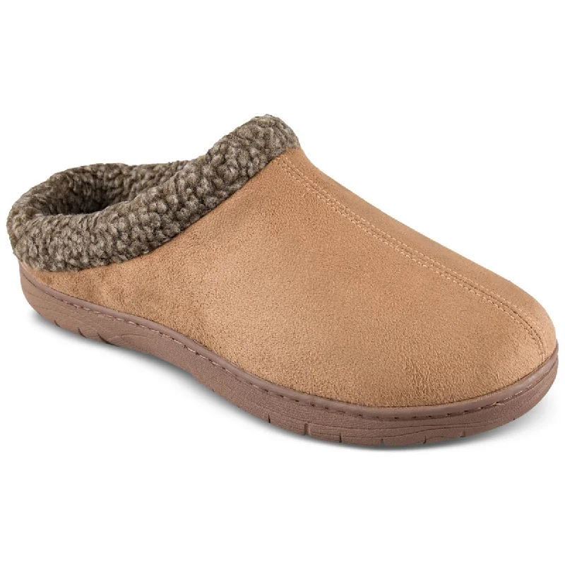 Men's slippers with a decorative pom - pom or tasselHaggar Mens Faux Suede Slip On Loafer Slippers Men's slippers with a decorative pom - pom or tasselHaggar Mens Faux Suede Slip On Loafer Slippers