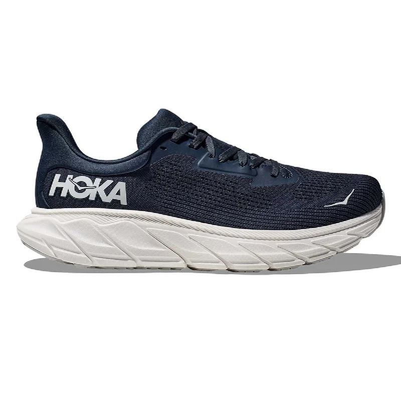 Men's Oxford shoes with a polished leather finishHoka One One Men's Arahi 7 Outer Space/White Men's Oxford shoes with a polished leather finishHoka One One Men's Arahi 7 Outer Space/White