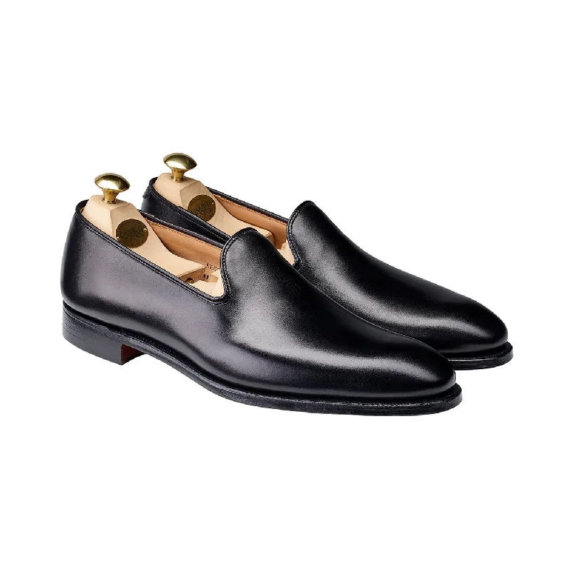 Men's loafers with a rubber sole for durabilityKensington Black Calf